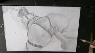 SEX PICTURE ART #7 - ROUGH PUSSY POUNDING